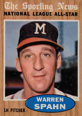 1962 Topps Warren Spahn #399 Baseball Card