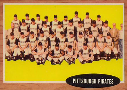 1962 Topps Pittsburgh Pirates Team #409 Baseball Card