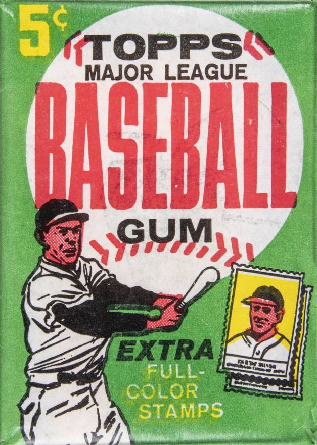 1962 Topps Wax Pack #WP Baseball Card