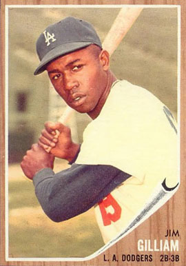 1962 Topps Jim Gilliam #486 Baseball Card