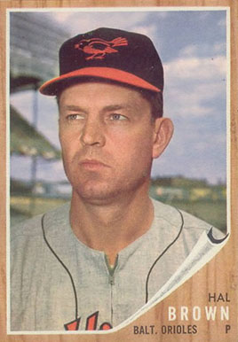 1962 Topps Hal Brown #488 Baseball Card