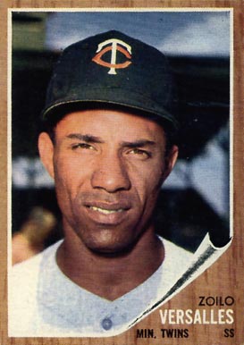 1962 Topps Zoilo Versalles #499 Baseball Card