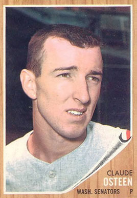 1962 Topps Claude Osteen #501 Baseball Card