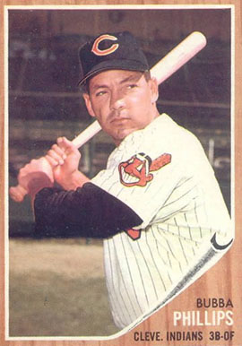 1962 Topps Bubba Phillips #511 Baseball Card