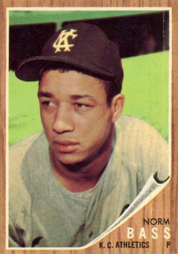 1962 Topps Norm Bass #122GT Baseball Card