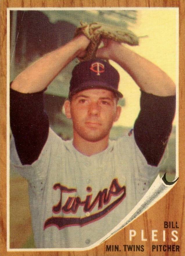1962 Topps Bill Pleis #124GT Baseball Card