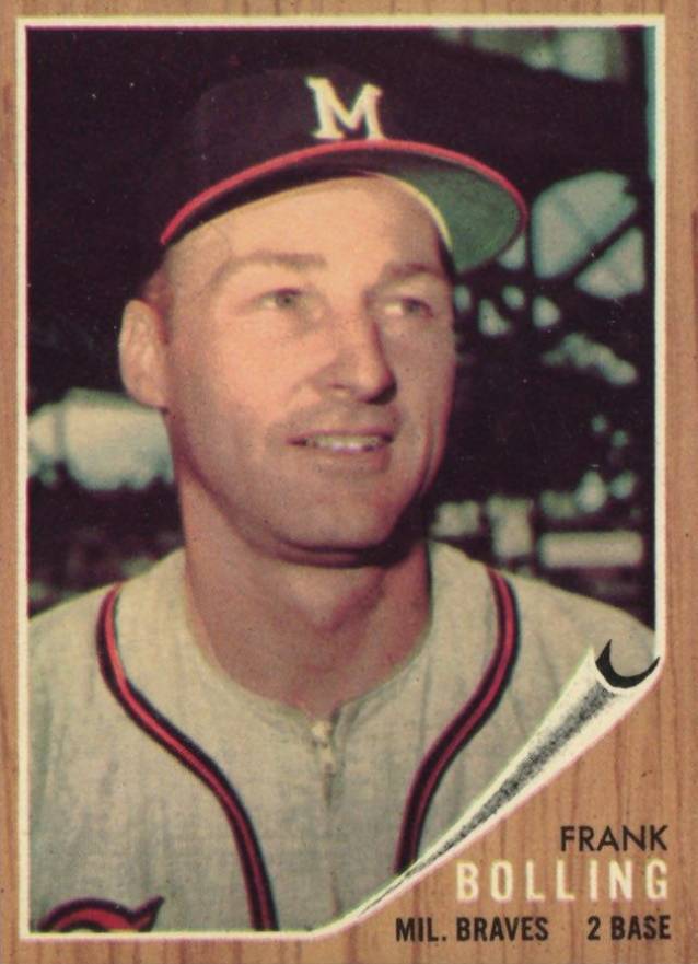 1962 Topps Frank Bolling #130GT Baseball Card
