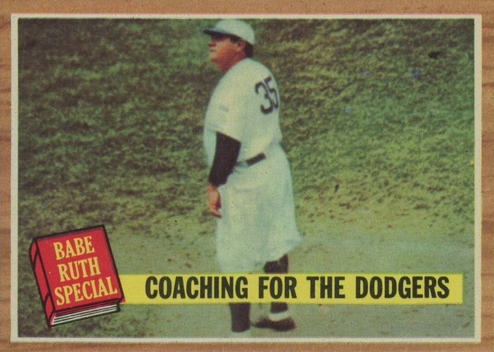 1962 Topps Coaching For The Dodgers #142GT Baseball Card