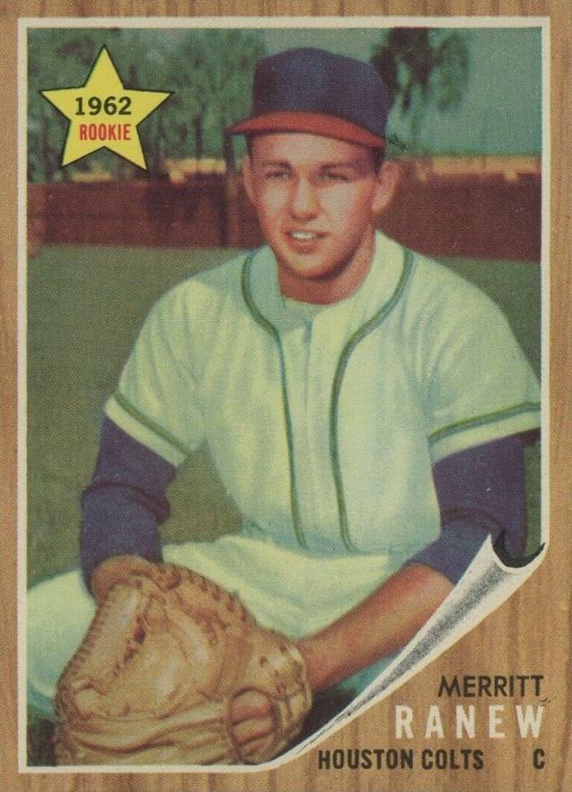 1962 Topps Merritt Ranew #156GT Baseball Card