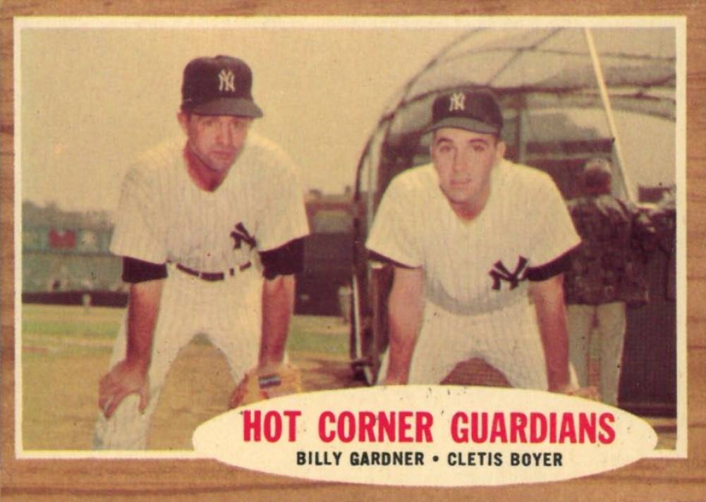 1962 Topps Hot Corner Guardians #163GT Baseball Card