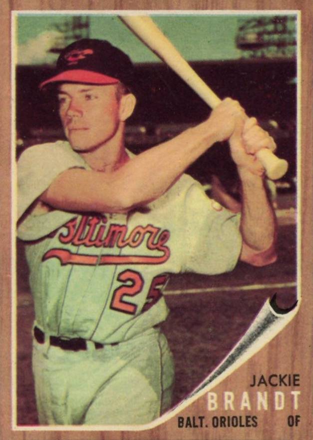 1962 Topps Jackie Brandt #165GT Baseball Card