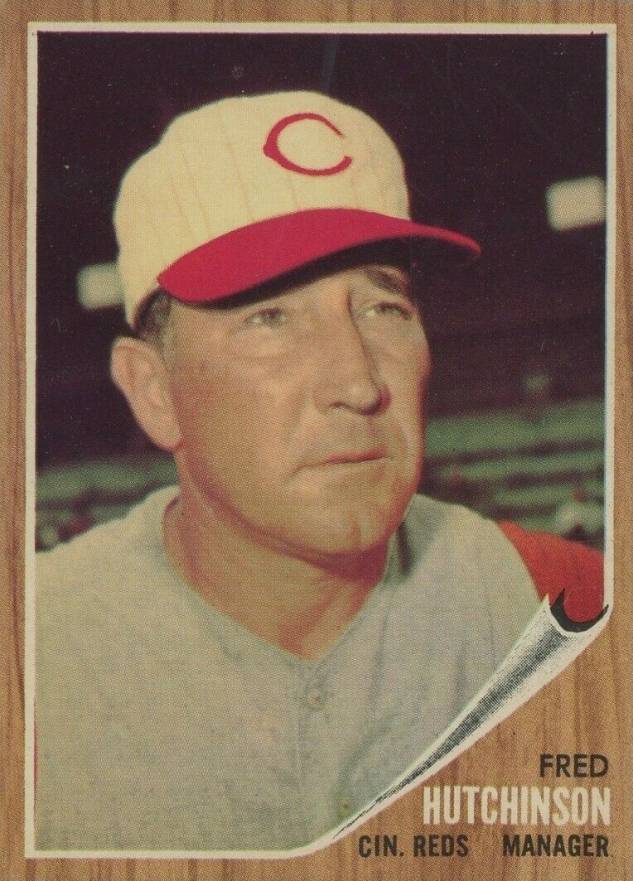 1962 Topps Fred Hutchinson #172GT Baseball Card