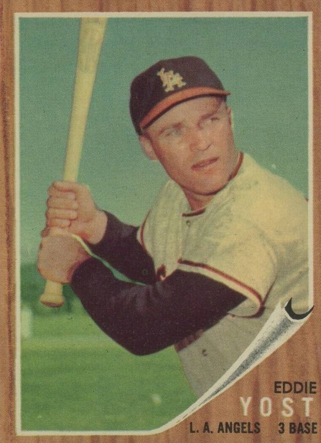 1962 Topps Eddie Yost #176bGT Baseball Card