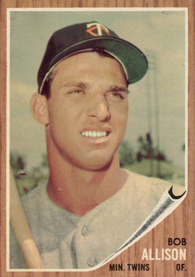 1962 Topps Bob Allison #180GT Baseball Card