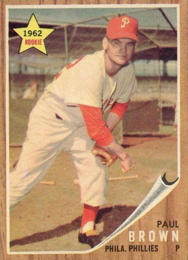 1962 Topps Paul Brown #181GT Baseball Card