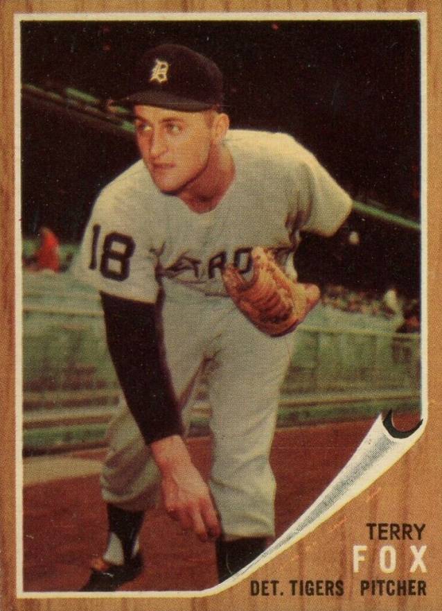 1962 Topps Terry Fox #196GT Baseball Card