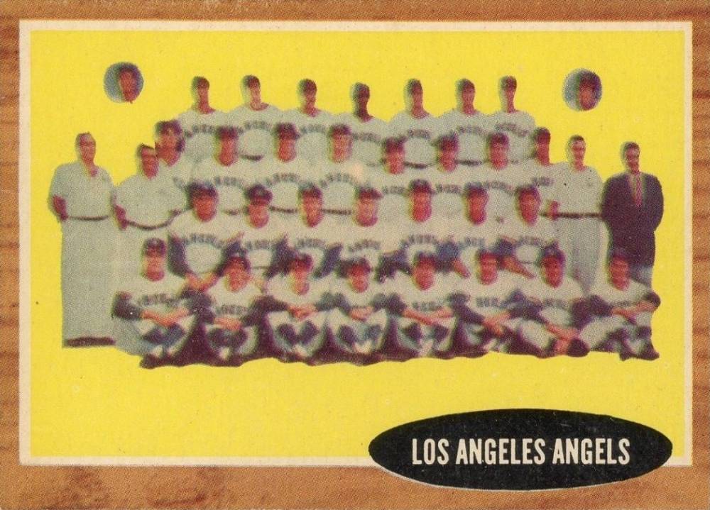 1962 Topps Los Angeles Angels Team #132inGT Baseball Card