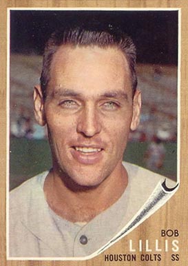 1962 Topps Bob Lillis #74 Baseball Card