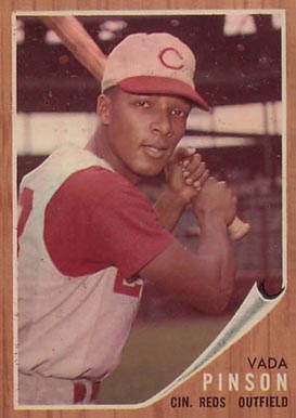 1962 Topps Vada Pinson #80 Baseball Card