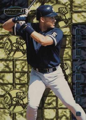 1999 Pacific Invincible Thunder Alley  Derek Jeter #11 Baseball Card