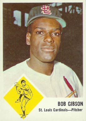 1963 Fleer Bob Gibson #61 Baseball Card