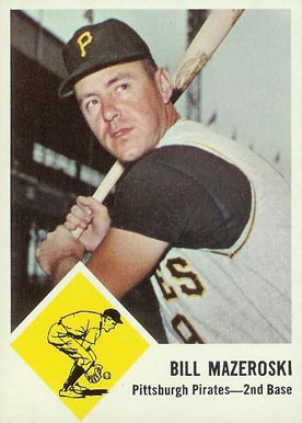 1963 Fleer Bill Mazeroski #59 Baseball Card