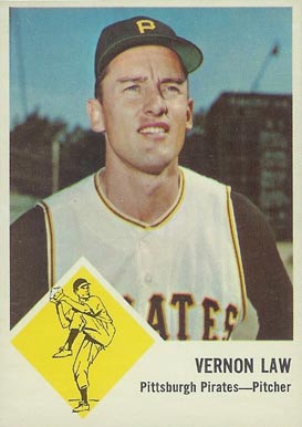 1963 Fleer Vernon Law #58 Baseball Card