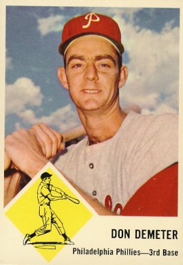 1963 Fleer Don Demeter #53 Baseball Card