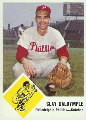 1963 Fleer Clay Dalrymple #52 Baseball Card