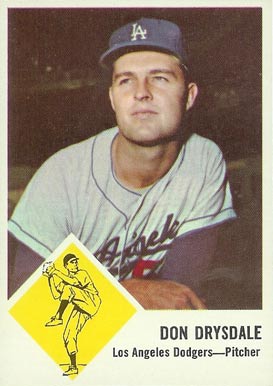 1963 Fleer Don Drysdale #41 Baseball Card