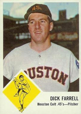 1963 Fleer Dick Farrell #38 Baseball Card
