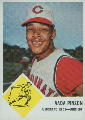 1963 Fleer Vada Pinson #34 Baseball Card