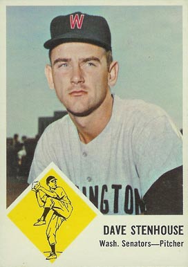 1963 Fleer Dave Stenhouse #30 Baseball Card