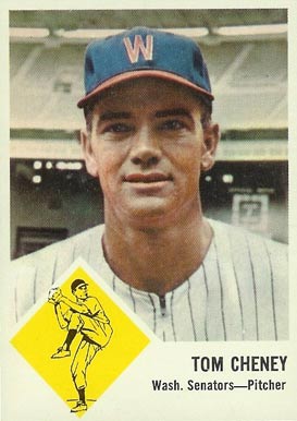 1963 Fleer Tom Cheney #27 Baseball Card