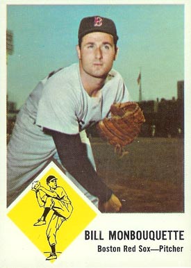 1963 Fleer Bill Monbouquette #7 Baseball Card