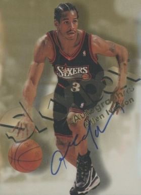 1998 Skybox Premium Autographics Allen Iverson # Basketball Card