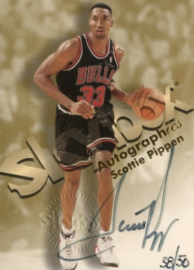 1998 Skybox Premium Autographics Scottie Pippen # Basketball Card