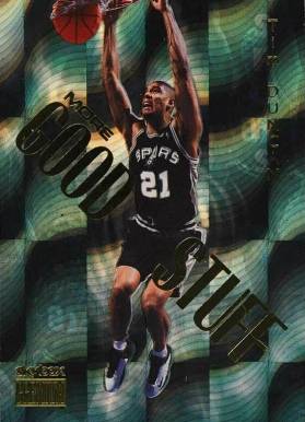 1999 Skybox Premium More Good Stuff Tim Duncan #5 Basketball Card