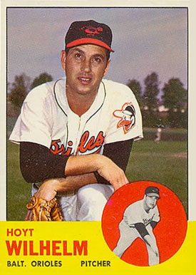 1963 Topps Hoyt Wilhelm #108 Baseball Card