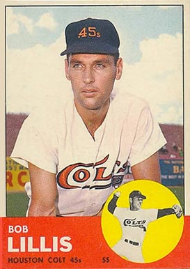 1963 Topps Bob Lillis #119 Baseball Card