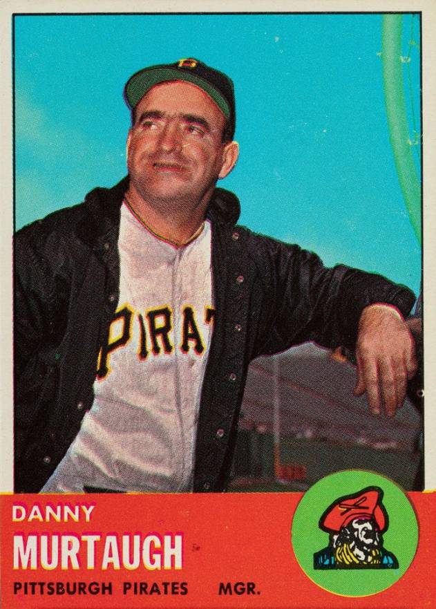 1963 Topps Danny Murtaugh #559 Baseball Card