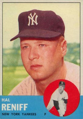 1963 Topps Hal Reniff #546 Baseball Card