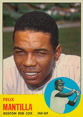 1963 Topps Felix Mantilla #447 Baseball Card