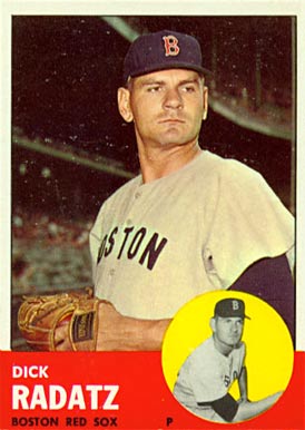 1963 Topps Dick Radatz #363 Baseball Card