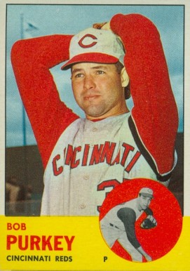 1963 Topps Bob Purkey #350 Baseball Card