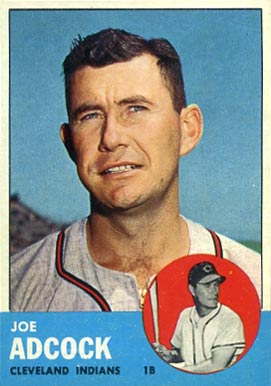 1963 Topps Joe Adcock #170 Baseball Card