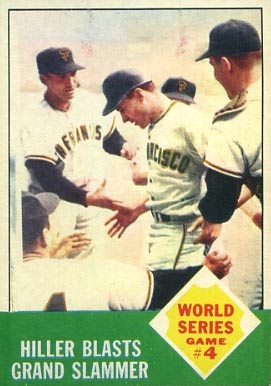 1963 Topps World Series Game #4 #145 Baseball Card
