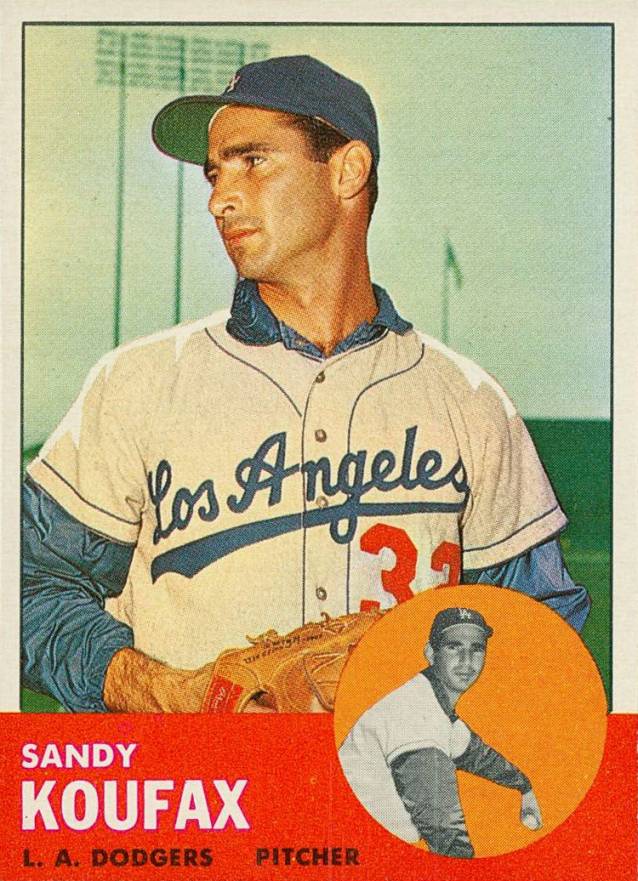 1963 Topps Sandy Koufax #210 Baseball Card
