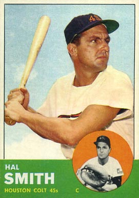 1963 Topps Hal Smith #153 Baseball Card