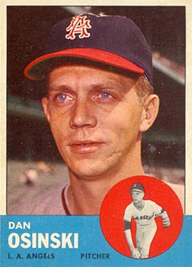 1963 Topps Dan Osinski #114 Baseball Card